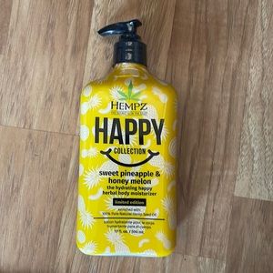 NEW HEMPZ HAPPY limited edition sweet pineapple & honey melon body moisturizer
